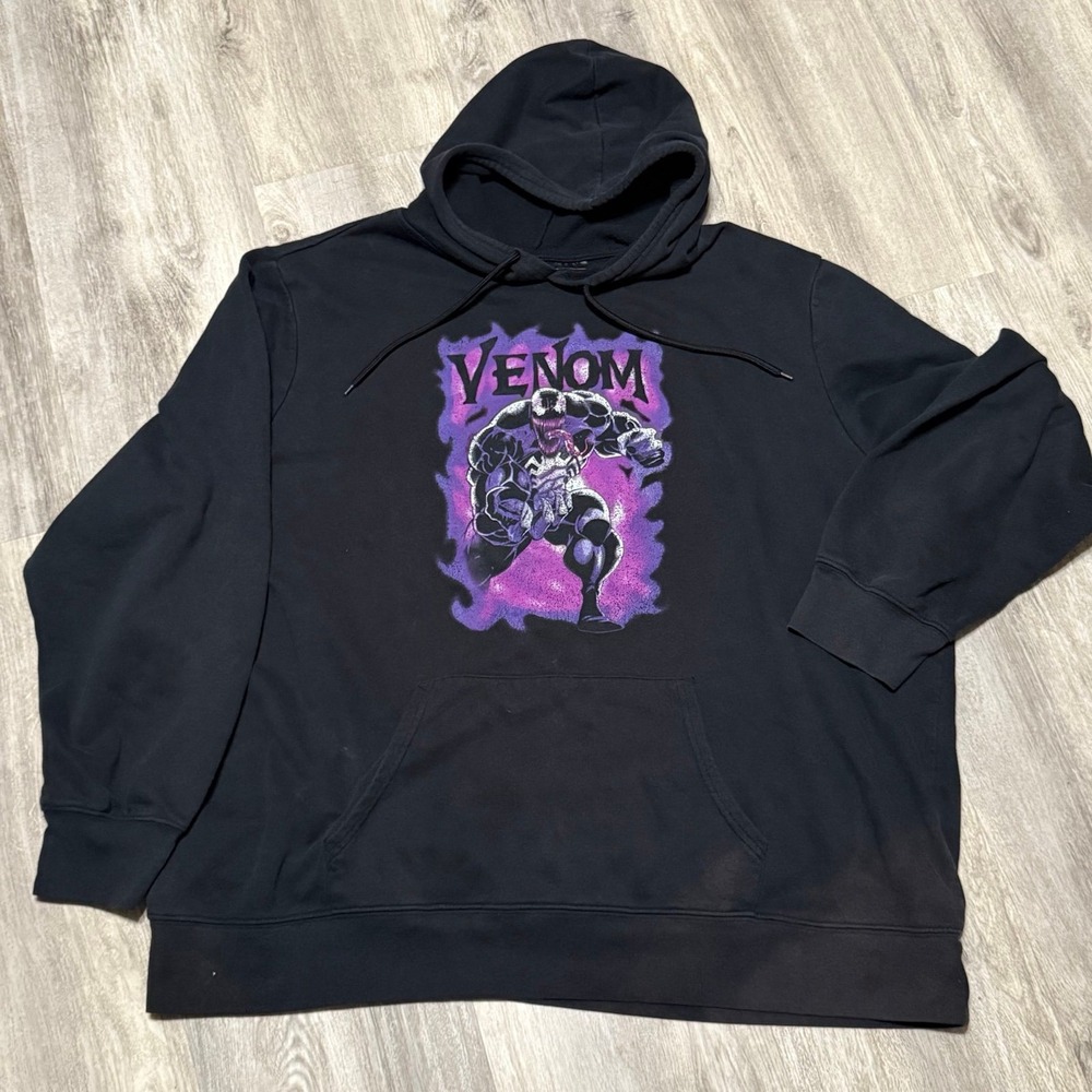 Marvel Comics × Streetwear‎ Venom Marvel Hoodie 3XL